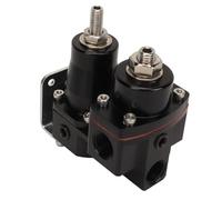ANGGREK Regulador de Presión de de Doble Etapa, Construcción Metálica, Salida Ajustable para Conversión de EFI a Carburador en Automóviles y Camiones