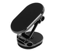 ANGGREK Soporte Magnético para Teléfono para Coche, Soporte Metálico para Teléfono en el Salpicadero, Diseño de Rotación de 360° para Uso Universal en Vehículo (Black)