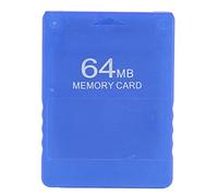 ANGGREK Tarjeta de Memoria, Tarjeta de Memoria de Juego de Alta Velocidad de 64 MB para 2, Compatible con Todos los Juegos y FMCB 1.966, Plug and Play (BLUE)