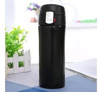 ANGGREK Taza de Viaje de Viaje Caliente de Acero Inoxidable Taza de 350 Ml Diseño a Prueba de Fugas La Empuñadura Ergonómica Mantiene las Bebidas Calientes de 8 a 15 Horas para La Oficina en Casa Al