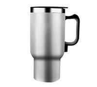 ANGGREK Taza Termo para Coche, Hervidor Eléctrico de Acero Inoxidable con Capacidad de 450 Ml para Calentar café y té en su Vehículo