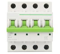 ANGGREK TOMC7-63 4P Mini Circuito Breaker MCB Breaker Miniature Breaker 6ka C-Type 4P 6A-25A 380V/415V CA con Protección contra Cortocircuito de Sobrecarga para Uso Residencial (20A)