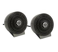 ANGGREK Tweeter de Cúpula de 150 W, Altavoz de Audio Compacto Negro, Agudos Nítidos, de 2 Vías para Sistemas de Audio de Automóvil