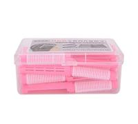 ANGGREK Varillas de Permiso de Cabello Lujo, 20 Piezas, sin Daños para Rizadores Cabello para Peinar, Rodillos Plástico y Esponjoso Largo y Corto (PINK)