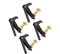 Anggrek Violin Fine Tuner Set, 3/4 4/4 Acoustic Electric | Afinador de metal robusto, ajuste de cuerda preciso, para violín eléctrico y acústico