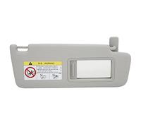 ANGGREK Visor de Sol para Auto Derecho Interior Visor de Sol Interior Visor de Sol 5GG857552 Gris ABS Plástico Tela Reemplazo para MK7 2014-2017 con Ajuste Original Fácil Instalación