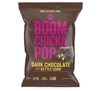 ANGIES BOOMCHICKAPOP - Caldera de sal marina rociada con chocolate oscuro, 5.5 onzas