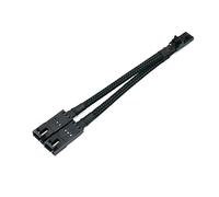 Angitu Cable adaptador divisor de 10 cm para Corsair RGB Fan Hub de 3 pines y 4 pines para Corsair Lighting Node Pro Commander Pro Core a estándar ARGB 3 pines 5V (3P hembra-2 piezas 3P macho)