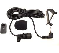 Angkoole Micrófono de montaje de micrófono de 3,5 mm para unidad principal de coche, Bluetooth, radio estéreo, reproductor de DVD GPS