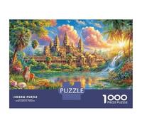 Angkor Wat, Camboya Puzzle 1000 Piezas para La Familia-Rompecabezas Difícil, Apto para Adultos Y Adolescentes A Partir De 14 Años 70x50cm/1000pcs
