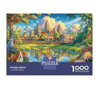 Angkor Wat, Camboya Rompecabezas 1000 Piezas, Puzzles Imposible, De Juego De para Adultos Y Niños A Partir De 14 Años 70x50cm/1000pcs