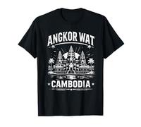 Angkor Wat Camboya Temple Gráfico de Viaje Camiseta