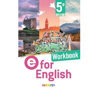 Anglais 5e E For English: Workbook