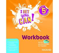 Anglais 5e I bet you can!: Workbook