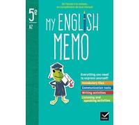 Anglais 5e My English Memo