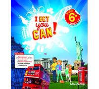 Anglais 6e A1-A2 I bet you can !: Bimanuel Magnard : le manuel papier + la licence numérique Elève incluse.