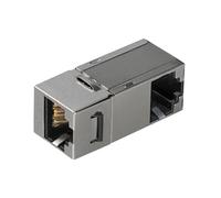 Angle connector cat6a western 8/8-jack to western 8/8-jack