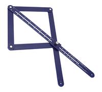 Angle de ángulo Ajustable de Plástico Multifuncional Pre -Protector para la Medición de la Carpintería, ángulo de ángulo, Gran Aplicabilidad para Amantes del Bricolaje, ángulo de 1 X ángulo