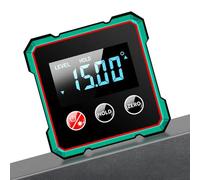 Angle Finder Tool Digital, Cube Inclinometer Degree Finder, Electronic Protractor, High-Precision Leveler, LCD Display Measuring Tool, for Woodworking, Construction