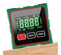 Angle Gauge - Aluminum Alloy 6.2x6x3.3cm | Digital Degree Finder Inclinometer With Magnets | Table Saw Accessory Leveler Bevel Gauge Electronic Protractor For Construction Woodworking