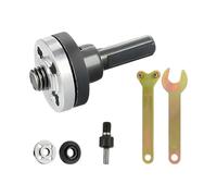 Angle Grinder Adapter, Electric Drill Spanner Converter Set, Angle Grinder Parts for Workshop Grinding Buffing Cutting Hardware, Universal Tool Connector for DIY Repair Maintenance Power Tools Use