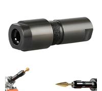 Angle Grinder Conversion Accessories Kit, 2025 New 100-Tyle Angle Grinders to Straight Grinder Adapter, Chuck Drill Bit Connecting Tool for 6mm+3mm Conversion (6mm)