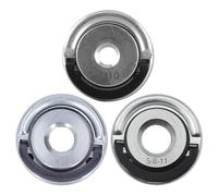Angle Grinder Flange Nut - Steel Locking Clamp Assembly, Spindle Quick Fasten Ring, Replacement Thread Adjustment Rotational Secure Mechanism, Precision Fastening Interface Torque Stability Connector