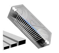 Angle Marking Ruler, Arc Marking Ruler, Right Angle Ruler, Stainless Steel Scriber, Stainless Steel Angle & Arc Marking Rulers for Construction, Multi-Function Folding Rulers