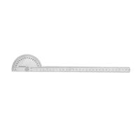 Angle Protractor 0-180 Degree, 2 Arm Stainless Steel Angle Finder, Etched Scale Woodworking Ruler with Adjustable Locking Screw for Accurate Measurement up to 250 mm