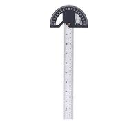 Angle Protractor Carpintería Angle Regla Multifuncional Construcción Regla Herramienta de medición de borde de carpintería de alta precisión para profesionales de carpintería (30.5cm / 12 pulgadas)