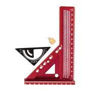 Angle Square, Carpenter Ruler, 7,87 x 5,51 x 0,79 pulgadas Portable Precision Measuring Tool for Accurate Marking in Woodworking, Drafting, Engineering, Carpentry, and Construction Projects