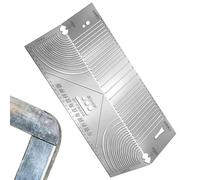 Anglearc Marking Tool - Stainless Steel Right Angle Scriber | 90° Folding Ruler, Ergonomic Precision Parallel Drawing Tool For Furniture, Metalwork & Construction