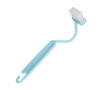 Angled Corner Scrubber - Curved Toilet Brush for Easy Reach | ABS with Flexible Grip, Soft Rim Cleaner, S-Shaped Design, Multi-Purpose Cleaning Tool for Toilets Kitchens