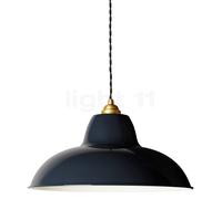 Anglepoise Original 1227 Brass Midi Wide, lámpara de suspensión, azul