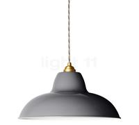Anglepoise Original 1227 Brass Midi Wide, lámpara de suspensión, gris