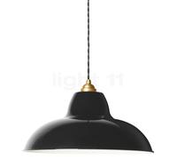 Anglepoise Original 1227 Brass Midi Wide, lámpara de suspensión, negro