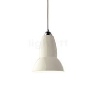 Anglepoise Original 1227 Midi, lámpara de suspensión, lino blanco/cable gris