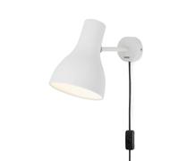 Anglepoise Type 75 aplique con enchufe blanco
