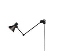 Anglepoise Type 80 W3 aplique, enchufe, negro