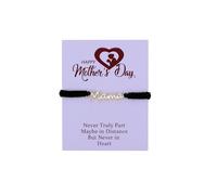 ANGLEQUEEN Pulseras para el día de la madre, regalo para mamá de hija e hijo, pulsera ajustable con letras para mamá, accesorios de ropa para el día de la madre, Adjustable, Cordón, No es una piedra