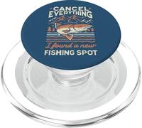 Angler: Cancela Todo, encontré un Nuevo Lugar de Pesca, Fisher. PopSockets PopGrip para MagSafe