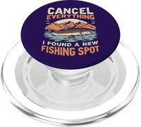 Angler: Cancela Todo, encontré un Nuevo Lugar de Pesca, Fisher. PopSockets PopGrip para MagSafe