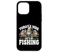 Angler GNOME For Best Fisherman Todays Vibe Lots of Fishing Carcasa para iPhone 12 Pro MAX