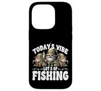 Angler GNOME For Best Fisherman Todays Vibe Lots of Fishing Carcasa para iPhone 14 Pro
