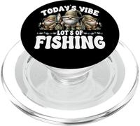 Angler GNOME For Best Fisherman Todays Vibe Lots of Fishing PopSockets PopGrip para MagSafe