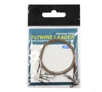 Angler's Choice - Juego de dos líderes de pesca con mecanismo de bloqueo avanzado (70 cm, 30 kg)