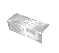 Angles & Marking Tool - Regla de marcado de acero inoxidable, herramienta de dibujo paralelo para trabajos de metal, soldadura, construcción, guía de corte, regla