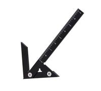 Angles Woodworker - Reglas centrales de mecanismos para reparación de aluminio, herramienta de reparación de carpintería, localizadores de centro para tornos de torneado de metal, medidores de línea