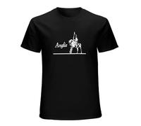 Anglia TV Alternative Retro Logo Men's T-Shirt Unisex Black Men Tees XL