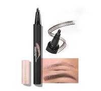 Anglicolor Lapiz Cejas 3 Minutos Para Cejas Perfectas,Lapiz Cejas Microblading Duradero,Cepillo Cejas Secado Rápido,Contorno Y Relleno Natural De Cejas (03 SLATE BROWN)